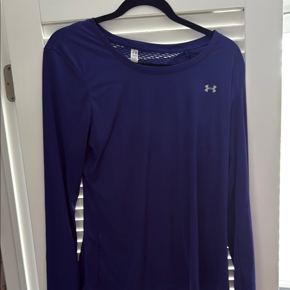 Under Armour Women's Deep Blue Long Sleeve Tee